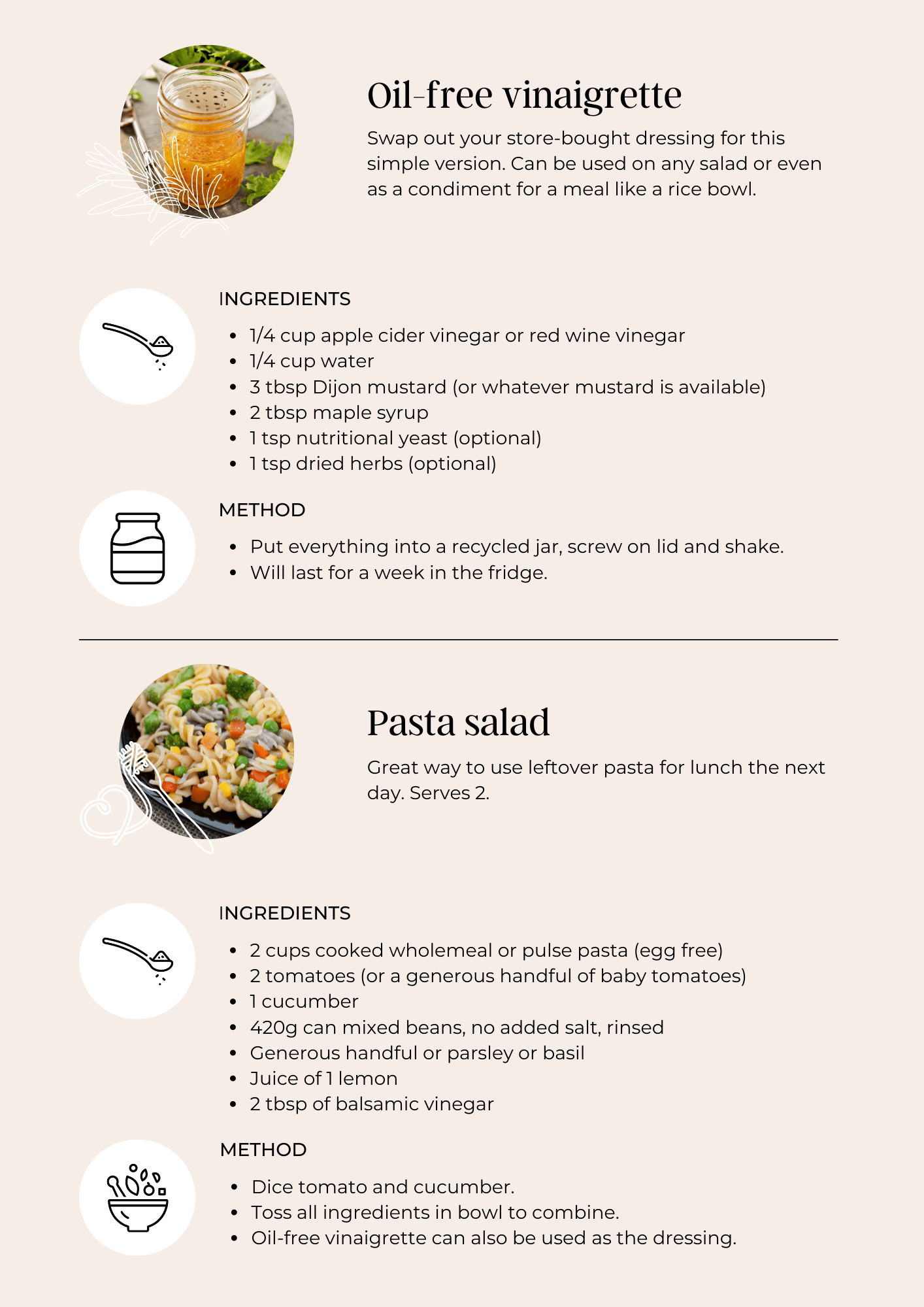 Basic meals 1